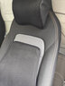 豫垫坊 汽车头枕颈枕腰靠套装 汽车太空记忆棉护颈头靠枕车载座椅靠垫 车用办公室座椅颈枕腰垫靠垫枕头 舒适网布黑色套装（头枕+大腰靠） 实拍图