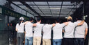 皓衣阁文化衫t恤定制工作服刺绣企业工衣POLO广告团体服工服聚会衫印字 【舒适款桑蚕丝】灰色 L 实拍图