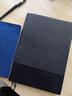 木雷 笔记本本子高颜值文具礼盒日记本读书成人软皮面记事本商务高档办公工作用会议记录定制可印logo 758-B5尊贵蓝 实拍图