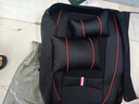 翰静2025新款汽车坐垫全包围四季通用皮座垫五座小车免拆汽车座套适于 黑红色 中华V6 V7 H3中华豚 V5 V3 H530 实拍图