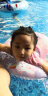小魔儿童游泳圈加厚腋下圈救生圈游泳装备戏水玩具萌萌兔适用于3-6岁 晒单实拍图