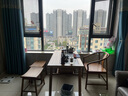溪木工坊 阳台茶桌新中式实木小茶台烧水壶上下水一体泡茶桌 1.2m茶桌·无烧水壶+圈椅+高凳2 实拍图