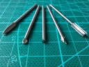 阿斯珈（ASOYOGA）电动木工雕刻刀木雕根雕核雕铣刀钻头刀头木刻打磨镂空工具套装 【2.35mm柄】中套【5支】 实拍图