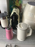 CCKO旅行电热水壶便携式烧水壶不锈钢电水壶小型迷你家用宿舍 白色 实拍图