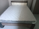 澹雅 床 实木床双人床软包床现代简约欧式轻奢储物主卧大床 床+20cm网状弹簧席梦思 1.5m*2.0m 实拍图