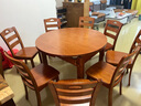 尊禾 餐桌 实木餐桌椅组合 伸缩折叠现代中式家具吃饭桌子 1桌6椅 实拍图