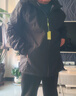 BRELRMON加绒外套风衣男女冲锋衣单层秋冬防风保暖软壳工装韩版户外夹克 9930A曜石黑-男【纯色】 3XL 实拍图