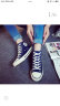 法拉步2024春季新款高帮帆布鞋女韩版学生板鞋百搭原宿风街拍布鞋 蓝色（X01） 38 实拍图
