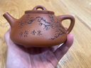 沐磁 陶顺清纯手工梅花子冶石瓢紫砂壶宜兴原矿红降坡泡茶壶功夫茶具 子冶石瓢壶-260cc 实拍图