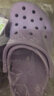 卡骆驰经典洞洞鞋儿童鞋户外休闲鞋凉鞋/206991/206990 淡紫色-530(含智必星) 25 (150mm) 实拍图