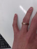 Colaivkloia情侣戒指男女对戒316L精钢一对满天星素圈情人节生日礼物送男女友 T1K031-素圈（玫瑰金） 美码6号 实拍图