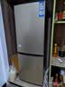 Haier海尔冰箱家用小型冰箱1.5米高双开门超薄二门两门冷藏冷冻两用出租房用冰箱以旧换新冰箱 180升双门节能冰箱2天约1度电【实际1.41米】 实拍图