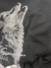 七匹狼短袖T恤男夏季新款休闲百搭圆领印花狼头体恤衫男士韩版上衣男装 黑色-狼头款 170/88A(L) 晒单实拍图