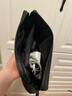 无印良品（MUJI） 可自由组合 收纳包 旅行收纳袋  手拿包 多巴胺 小物收纳 零钱包 黑色 长方形薄款长22*宽15*厚度2.7cm 实拍图