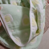 迷人居六层纱布毛巾被纯棉夏季薄款婴儿儿童8层午睡小毯子盖毯 六层纱布全棉-煎蛋绿 90*100 cm全棉纱布 实拍图
