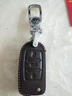 2016/17老款大众途观朗逸速腾宝来钥匙包真皮汽车钥匙套智能折叠一键启动钥匙套扣壳老款 A款咖色（老款折叠插入式启动） 实拍图
