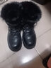 枫芸阁 马丁靴女2025冬季女靴棉鞋女学生韩版女鞋加绒加厚保暖雪地靴女 213黑色加绒(偏小一码) 40 (250mm) 实拍图