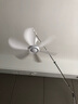 艾美特（AIRMATE） 电风扇小吊扇学生宿舍床上大风力小风扇蚊帐扇 轻音办公床头微风电扇家用迷你 升级大号款+定时线+遥控+落地支架 实拍图