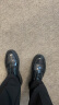 海澜之家（HLA）男鞋商务百搭布洛克雕花鞋面时尚潮帅皮鞋男HAAPXM1DAV061 黑色42 晒单实拍图