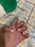 卡洛特纯手工穿戴甲美甲贴片指甲贴美甲可拆卸高端假指甲带工具包 奶油少女短梯 1件 中号M 实拍图