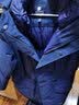 君羽反季羽绒服男中长款800高蓬松度白鹅绒连帽加厚防水鹅绒服 深蓝色 M （推荐121-140斤） 实拍图