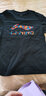 李宁t恤短袖男士春秋季新款国潮印花棉体恤女半袖情侣休闲上衣运动服 【鲨鱼大标】标准黑 M/170 实拍图