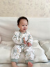 贝肽斯婴儿衣服新生儿春秋连体衣长袖睡衣宝宝空调哈衣爬行服 森林聚会-中开 90cm 实拍图