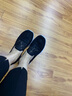 斯凯奇（Skechers）渔夫鞋夏季一脚蹬女鞋蕾丝单鞋透气懒人散步鞋休闲妈妈鞋健步鞋 896020-BKW/黑色/白色 35.5 实拍图