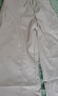 顶峰保罗（Dingfengbaoluo）美式复古长裤夏季高街休闲男士宽松直筒阔腿微喇裤SPD01米白色M 实拍图