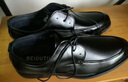 北欧图（BEIOUTU）皮鞋男商务休闲鞋英伦职场系带舒适男鞋子 9827 黑色 44 实拍图