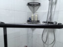 箭牌（ARROW） 淋浴房黑色钻石型浴室干湿分离不锈钢玻璃隔断家用玻璃门平开门 1000*1000 不锈钢【1699】现货 实拍图