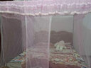 雅鹿家用蚊帐架1.5x2米三通不锈钢加粗加厚支架防摔蚊帐加密加柔面料 021款粉色 1.8*2.0米床25MM尼龙三通 实拍图