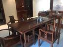 安邸红木家具 非洲花梨（学名:刺猬紫檀）茶几桌实木茶桌功夫茶桌茶台新中式茶桌椅组合 1.68茶桌单桌 实拍图