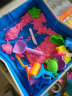 SPACE SAND太空沙套装彩泥粘土儿童玩沙玩具沙子活力城堡粉红色2.4斤盒装 实拍图