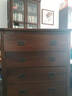 简美丽家 板式实木斗柜简约五斗橱美式乡村卧室五斗柜客厅储物柜卧室家具 四屉橱90*40*95.5CM（JM324） 实拍图