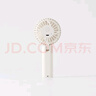 无印良品（MUJI） 便携手持风扇 USB充电可折叠办公室迷你随身小风扇 白色 实拍图