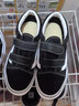 VANS范斯童鞋官方 Old Skool V黑色经典款魔术贴中大童板鞋 黑色 32.5码 实测内长20.5cm 实拍图