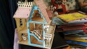 玩控3d立体拼图 木质桥梁模型手工木制品拼装diy微缩房子建筑拼插玩具 彩色大城堡 实拍图
