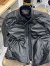 PERCOOL 真皮皮衣男头层牛皮夹克秋冬帅气摩托车机车服立领皮外套骑行服 黑色净版（羽绒马甲） XL号（145斤-160斤） 实拍图