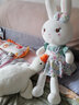 惠妮宝贝毛绒玩具小白兔兔子公仔布娃娃可爱女孩布偶小兔子玩偶生肖兔礼物 绿色 1米 实拍图