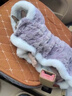 阿莫尔猫咪衣服秋冬保暖披风毛毯斗篷小型犬德文布偶猫睡袍狗狗被子披肩 紫色【披风毛毯两用】 S 建议6斤内  具体看尺码 实拍图