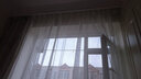 伊帘坊 加厚仿棉麻亚麻窗帘成品透光窗纱布纯色现代简约卧室客厅窗帘窗纱定制 挂钩款式一米要几米拍几件 实拍图