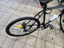 WELLCLS公路自行车赛车成人单速实心胎死飞骑行男女学生自行车单车山地 30刀-纯黑色 24寸【适合：155-170cm】 实拍图