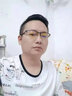 卡珀尼变色防蓝光辐射眼镜男平光镜女可配近视电竞手机护目镜半框商务 经典黑框（淡黄防蓝光镜片） 实拍图
