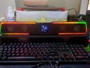 惠普（HP） 电脑音响音箱笔记本台式家用桌面有线长条rgb发光低音炮喇叭扬声器USB电视手机多媒体 DHE-6002S有线+蓝牙(RGB光效) 实拍图