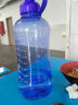 富光 经典太空杯 大容量运动水杯  塑料水杯  男士便携户外旅游杯子 2800ml蓝色-不锈钢网-耐高温 实拍图