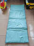 小学生午休垫学校打地铺睡垫儿童折叠午睡垫便携幼儿园午托防潮便携 天蓝色 儿童绒睡垫  （含收纳袋） 实拍图