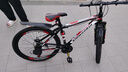金武端自行车成人山地车公路赛车单车骑行变速超轻越野中学生初中青少年 尊享版-辐条轮-黑红色【铝架】 27.5寸24速 实拍图