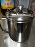 欧乐多304不锈钢水杯带盖儿童水杯泡茶杯学生口杯茶缸幼儿园办公室水杯 学生款（口径10cm） 800ml 实拍图