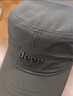JEEP 吉普帽子男士春季欧美户外休闲遮阳帽平顶网帽钓鱼帽速干帽防晒网眼透气夏季太阳帽 军绿色 可调节均码 实拍图
